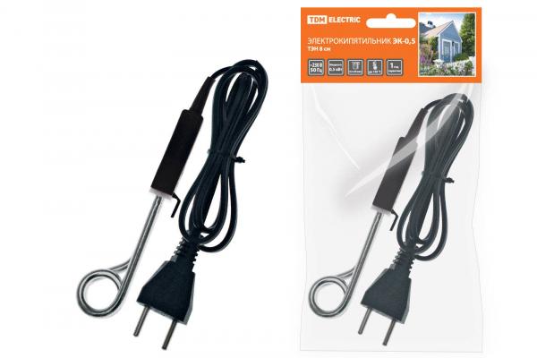 Электрокипятильник TDM  ЭК-0,5; 230 В, 0,5 кВт, ТЭН 8 см,