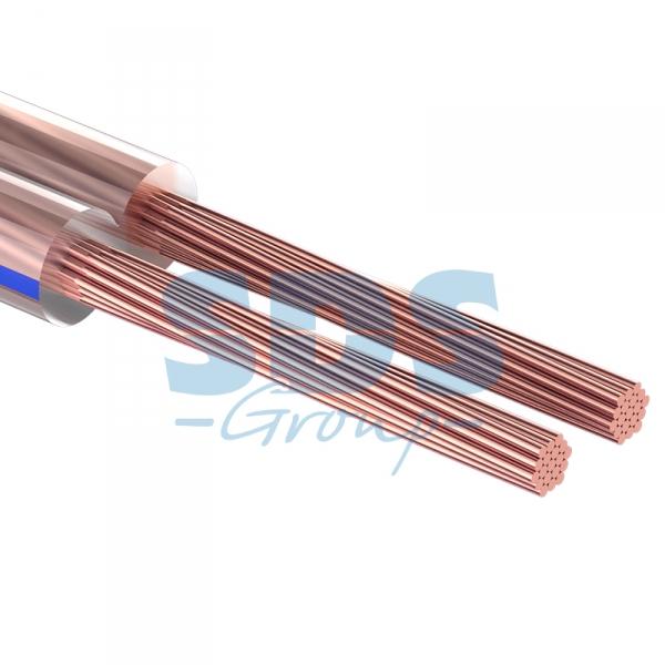 Кабель акустический 2х0,50 мм² прозрачный BLUELINE (бухта 100 м) PROconnect (01-6203-6) 01-6203-6