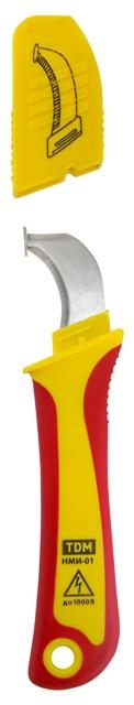 Нож изолированный с пяткой НМИ-01 "ЭкспертЭлектрик" TDM