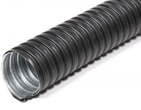 Металлорукав МРПИнг 15 черный в ПВХ-изоляции (ЗЭТАРУС 42235) (кратно 50)
