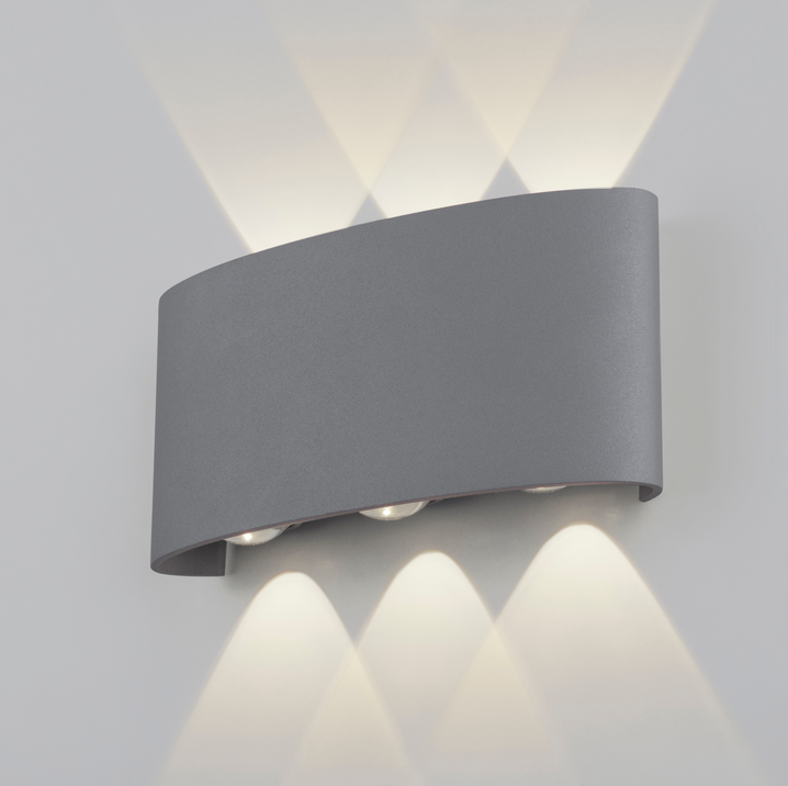 Светильник садово-парковый бра Elektrostandard 1551 TECHNO LED TWINKY TRIO серый