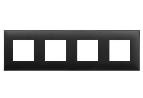 Рамка ARTLEBEDEV, "Avanti", "Черный матовый", 6 модулей
