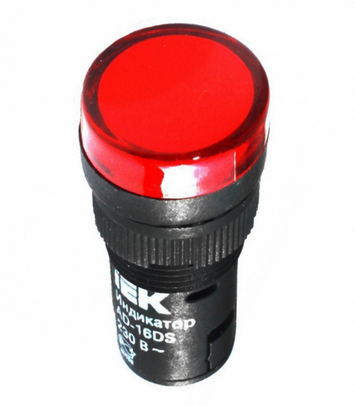 Арматура светосигнальная IEK AD-16DS 240В (красная)