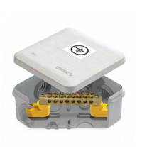 Шина уравнивания потенциалов ШДУП/КУП Коробка 100*100*50мм, О/П IP44 6 гермовводов шина 6*9 8 групп GREENEL