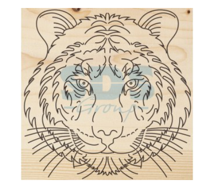 Доска для выжигания 1 шт. «Тигр» 12-0903