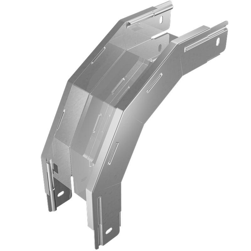 Угол для лотка вертикальный внешн. 90град. 100х50 сталь 0.8мм "ПЛЮС" VLplus90-50-100 КМ PL0514