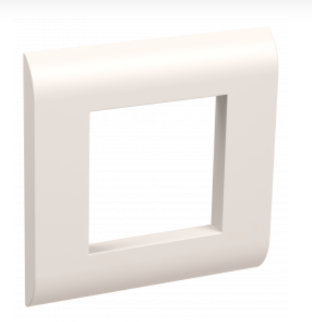 IEK  Праймер  Рамка  Белый  для коробок на 2 модуля CKK-40D-RK2-K01
