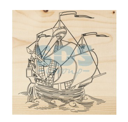 Доска для выжигания 1 шт. «Каравелла» 12-0920
