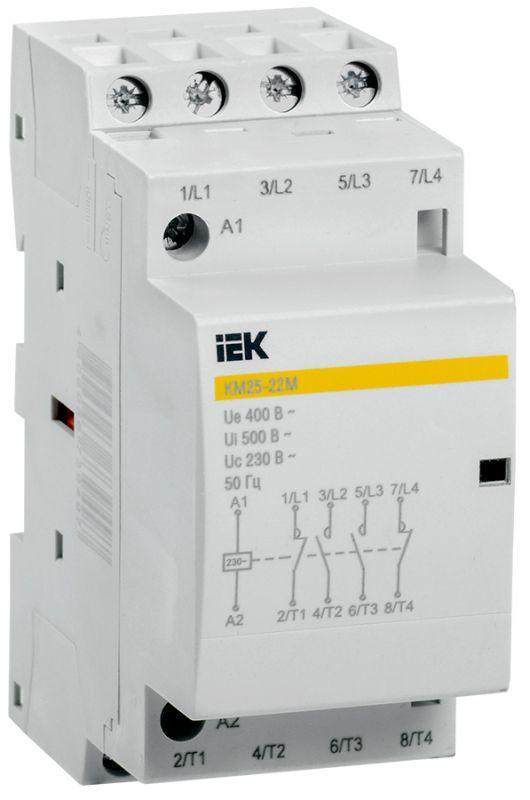 Контактор модульный КМ25-22М AC IEK MKK11-25-22