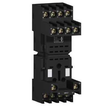 Колодка Schneider Electric TE-LEC RXZE2M114M с комбинированными контактами 4СО 27мм